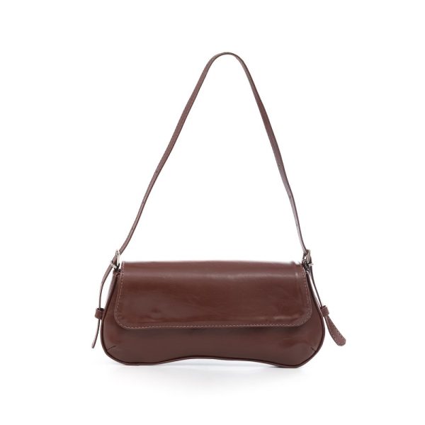 Bolsa Baguete de ombro Marrom Loja de Sapatos MM Store Shoes (2)