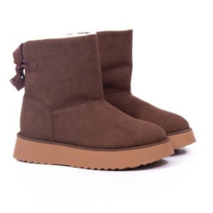 Bota Feminina Estilo UGG Marrom com Pelinho