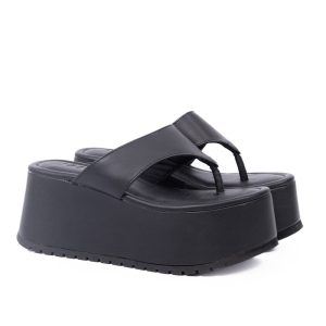 Chinelo Feminino Flatform Preto